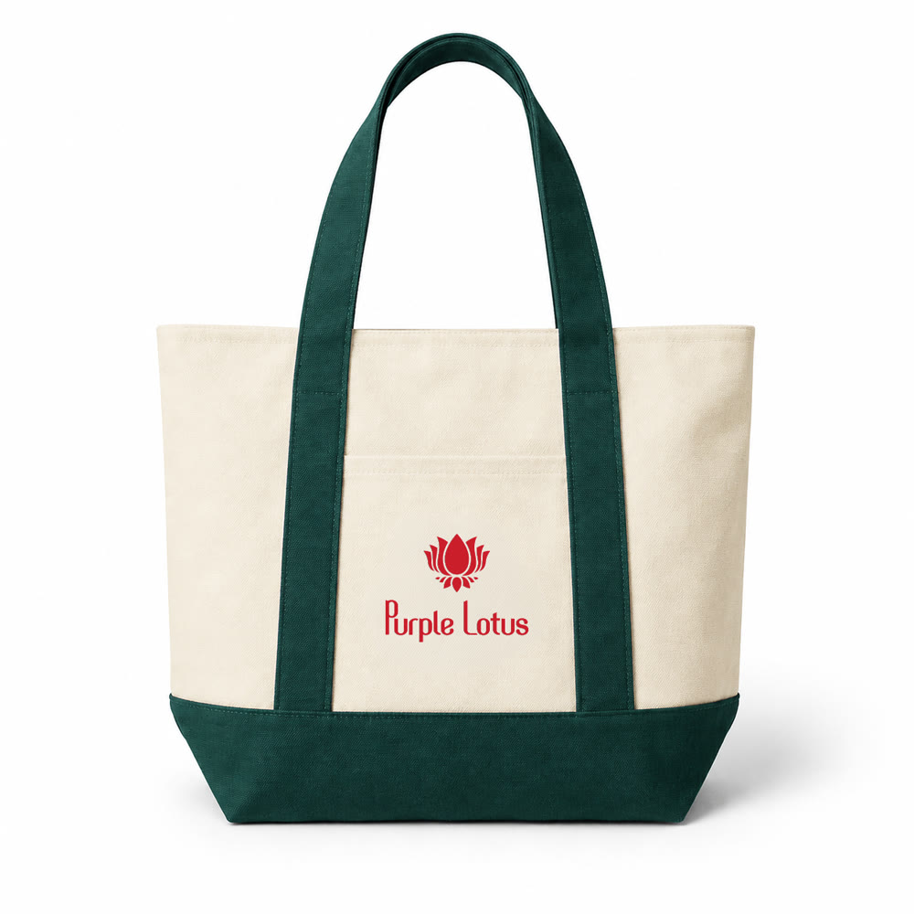 Green Lotus Tote