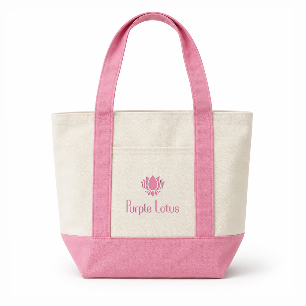 Pink Lotus Tote